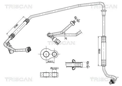 Przewód Klimatyzacji Ford - TRISCAN (901016074)
