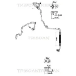 Przewód Klimatyzacji Audi - TRISCAN (901029073)