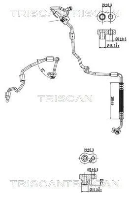 Przewód Klimatyzacji Audi - TRISCAN (901029073)