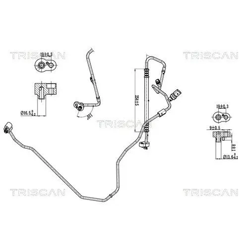 Przewód Klimatyzacji Vw, Audi, Skoda - TRISCAN (901029094)