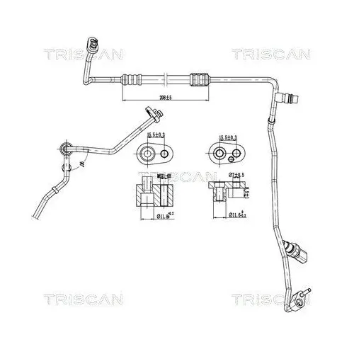 Przewód Klimatyzacji Vw, Seat, Skoda, Audi - TRISCAN (901029110)