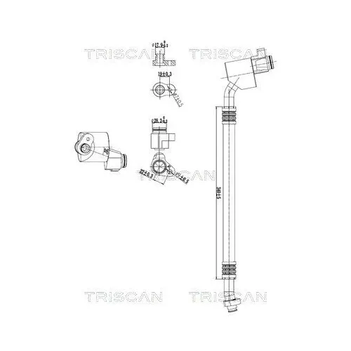Przewód Klimatyzacji Vw, Mercedes-Benz - TRISCAN (901029117)