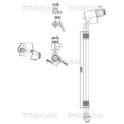 Przewód Klimatyzacji Vw, Mercedes-Benz - TRISCAN (901029117)