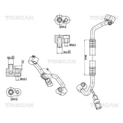 Przewód Klimatyzacji Vw, Seat, Skoda, Audi - TRISCAN (901029133)