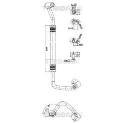 Przewód Klimatyzacji Vw, Skoda, Audi - TRISCAN (901029136)