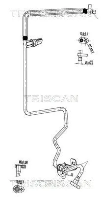 Przewód Klimatyzacji Renault - TRISCAN (901025019)