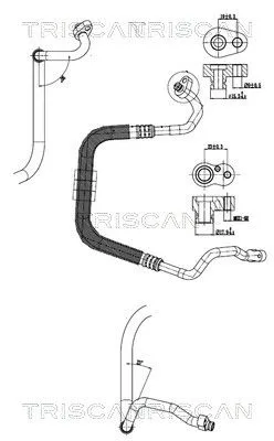 Przewód Klimatyzacji Audi - TRISCAN (901029066)