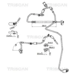 Przewód Klimatyzacji Vw, Audi, Seat, Skoda - TRISCAN (901029067)