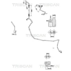 Przewód Klimatyzacji Vw, Audi, Skoda, Seat - TRISCAN (901029122)