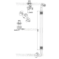 Przewód Klimatyzacji Vw, Skoda, Seat - TRISCAN (901029124)