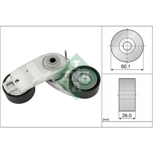 Szíjfeszítő, Hosszbordás Szíj - Schaeffler INA (534093710)