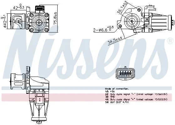 Agr-Szelep - NISSENS (NIS98376)