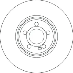 Tarcza Ham. Db P. C118/X118/H243/H247/X247/W177/W247 1,3-2,0 18- - TRW (DF6896S)