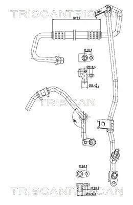 Przewód Klimatyzacji Opel, Renault - TRISCAN (901024026)