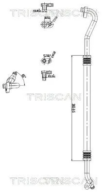 Przewód Klimatyzacji Vw - TRISCAN (901029113)