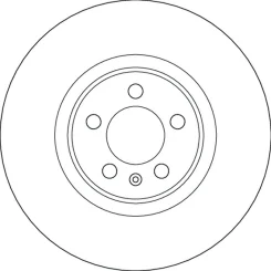 Tarcza Ham. Audi P. A1 2,0 Tfsi 18- - TRW (DF6797S)