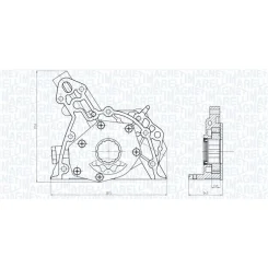 Pompa Oleju Opel Astra 1.8 04- - MAGNETI MARELLI (OP0143)
