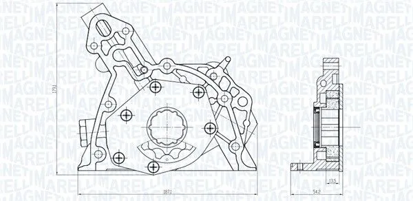 Pompa Oleju Opel Astra 1.8 04- - MAGNETI MARELLI (OP0143)