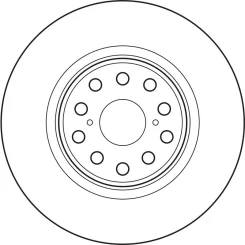 Tarcza Ham. Toyota P. Mirai 20- - TRW (DF6827S)
