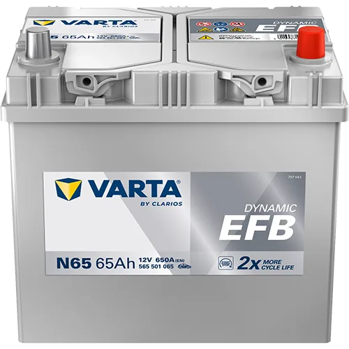 Akumulator 12V 65Ah/650A L-  232X173X225 Dynamic Efb - VARTA (565501065K262)