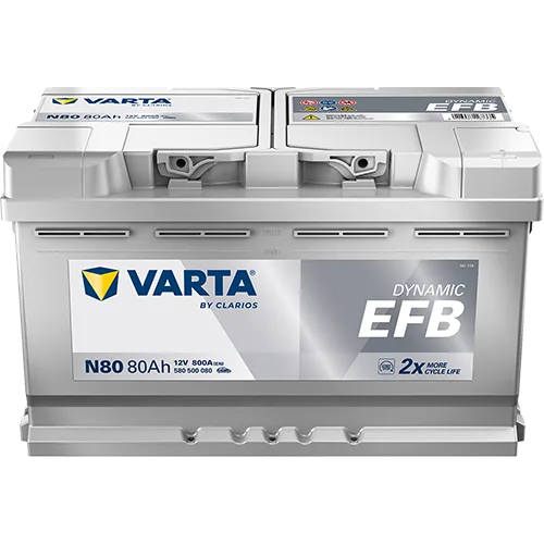 Akumulator 12V 80Ah/800A L-  315X175X190 Dynamic Efb - VARTA (580500080K262)