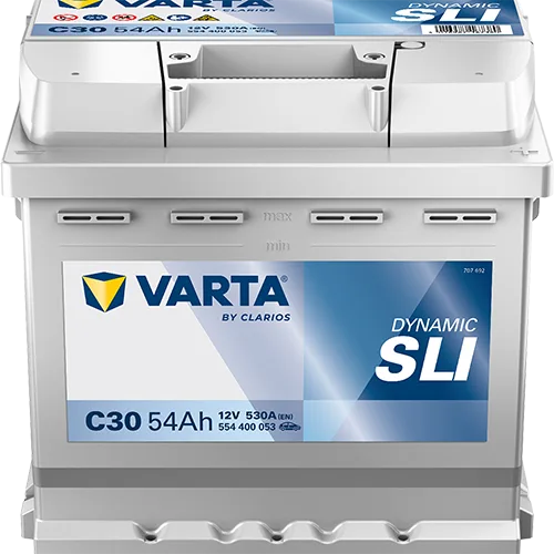 Akumulator 12V 54Ah/530A L-  207X175X190 Dynamic Sli - VARTA (554400053K262)