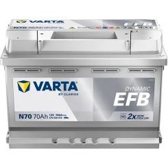 Akumulator 12V 70Ah/760A L-  278X175X190 Dynamic Efb - VARTA (570500076K262)