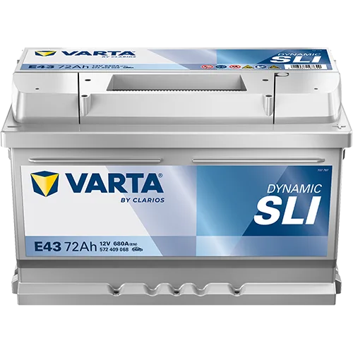 Akumulator 12V 72Ah/680A L-  278X175X175 Dynamic Sli - VARTA (572409068K262)