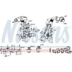 Turbo Vw 2,0Tdi T5/T6 - NISSENS (NIS93516)