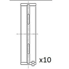 Panewki Gł. Opel 1.9Cdti/2.0Cdti Std Kpl. - FAI AutoParts (BM1025-STD)