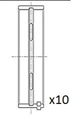 Panewki Gł. Opel 1.9Cdti/2.0Cdti Std Kpl. - FAI AutoParts (BM1025-STD)
