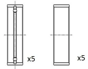 Panewki Gł. Renault 1.9Td/Dci Std - FAI AutoParts (BM1041-STD)