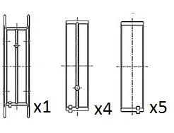 Panewki Gł. Peugeot 2.3Hdi Std Kpl. - FAI AutoParts (BM1009-STD)