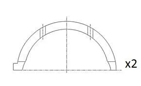 Panewki Dyst. Nissan 2.2Dci/2.5Dci Std Kpl. - FAI AutoParts (BT3000-STD)