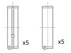 Panewki Gł. Mazda 2.2D Std - FAI AutoParts (BM1130-STD)