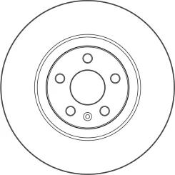 Tarcza Ham. Volvo P. S60/S90/V60/V90/Xc40/Xc60 1,5-2,0 16- - TRW (DF3959S)