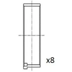 Panewki Kor. Fiat 1.8/1.9Jtd Std - FAI AutoParts (BB2070-STD)