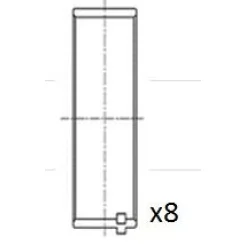 Panewki Kor. Db 1.6/1.8/2.0 Std - FAI AutoParts (BB2029-STD)