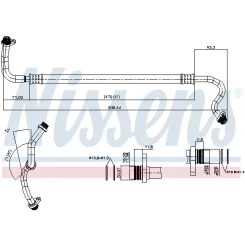Przewód Klimatyzacji Peugeot 308 Iii (Fb_, Fh_, Fp_, F3_, Fm_) (21-), Peugeot 308 Sw Iii (Fc_, Fj_, - NISSENS (NIS843136)