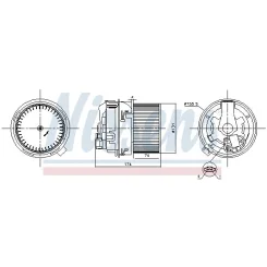 Dmuchawa Dacia Duster 1,0-1,6 17- - NISSENS (NIS87591)