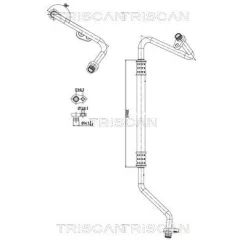 Przewód Klimatyzacji Citroen C1 1.0 05-14 - TRISCAN (901028075)