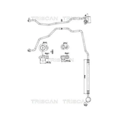 Przewód Klimatyzacji Vw Up 11-23 - TRISCAN (901029009)