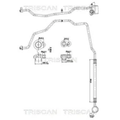 Przewód Klimatyzacji Vw Up 11-23 - TRISCAN (901029009)