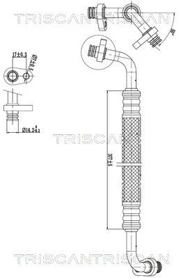 Przewód Klimatyzacji Citroen C4 Iii 2.1 - TRISCAN (901028031)