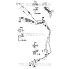 Przewód Klimatyzacji Citroen C3 Aircross 18- - TRISCAN (901028068)