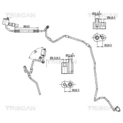 Przewód Klimatyzacji Vw Golf Vi 1.2Tsi 08-16 - TRISCAN (901029016)