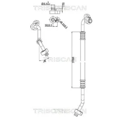 Przewód Klimatyzacji Vw Polo V 1.0 14-17 - TRISCAN (901029012)