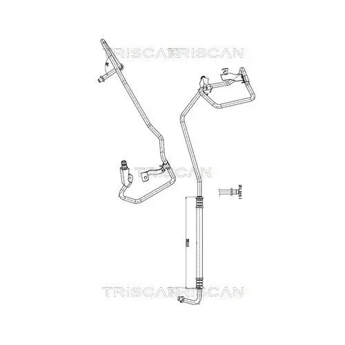Przewód Klimatyzacji Fiat 500 07- - TRISCAN (901015002)