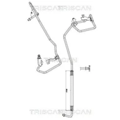 Przewód Klimatyzacji Fiat 500 07- - TRISCAN (901015002)