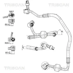 Przewód Klimatyzacji Ford Ecosport 1.0 13- - TRISCAN (901016036)